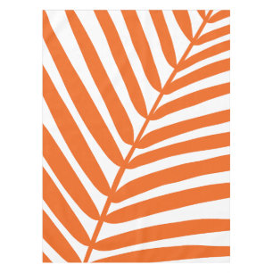 Mantel Naranja de hoja de palma