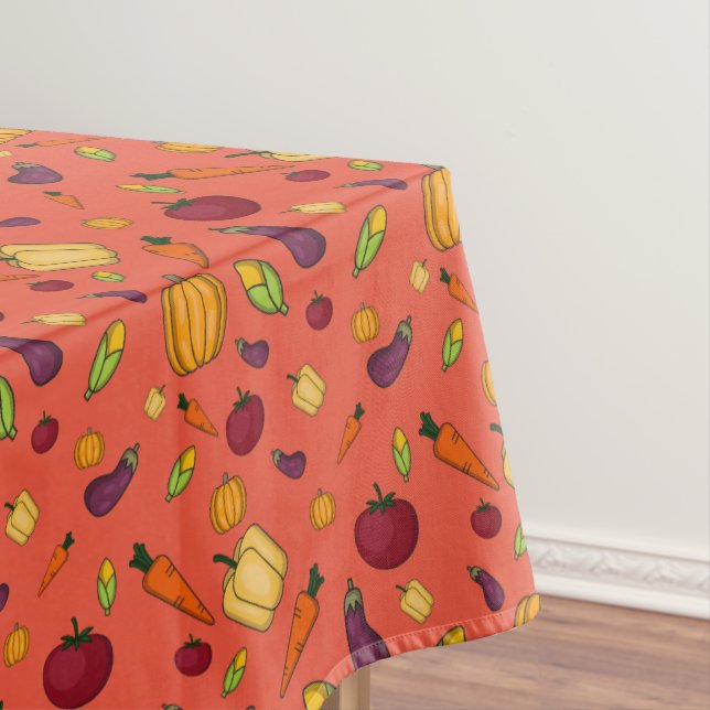 Mantel Naranja de la familia de verduras de la cosecha de (In Situ)