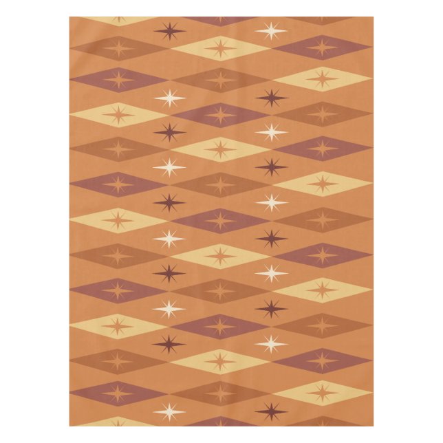 Mantel Naranja de las estrellas de diamantes atómicas de  (Anverso)