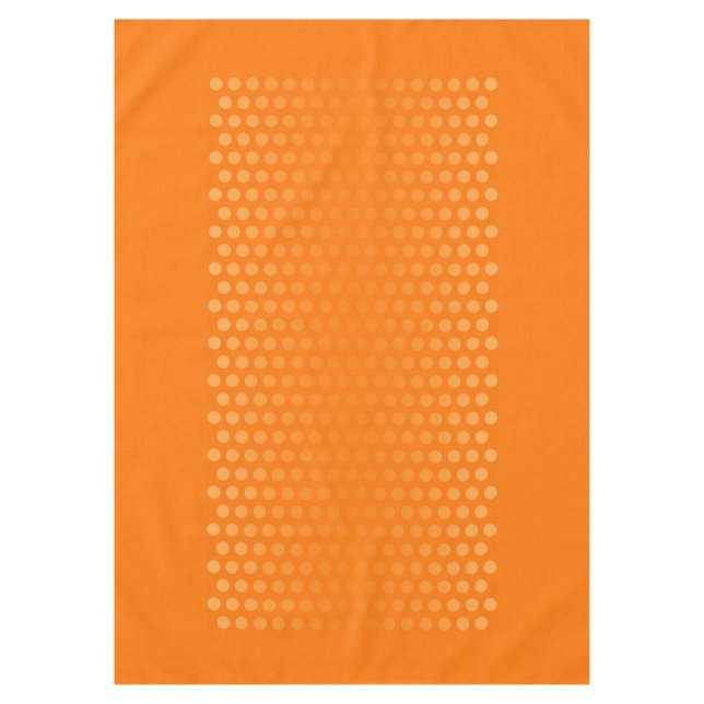 Mantel Naranja de los gradientes Polka Dots + tus ideas (Anverso)