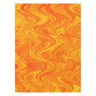 Mantel Naranja de mareo Patrón rojo amarillo