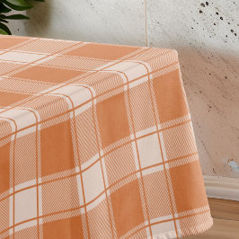 Mantel Naranja Gingham otoño