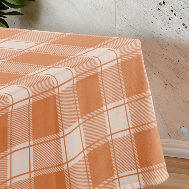 Mantel Naranja Gingham otoño (Subido por el creador)