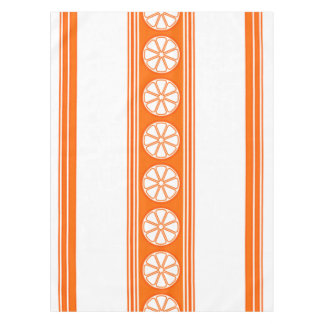 Mantel Naranja Luxury Jacquard Stripes
