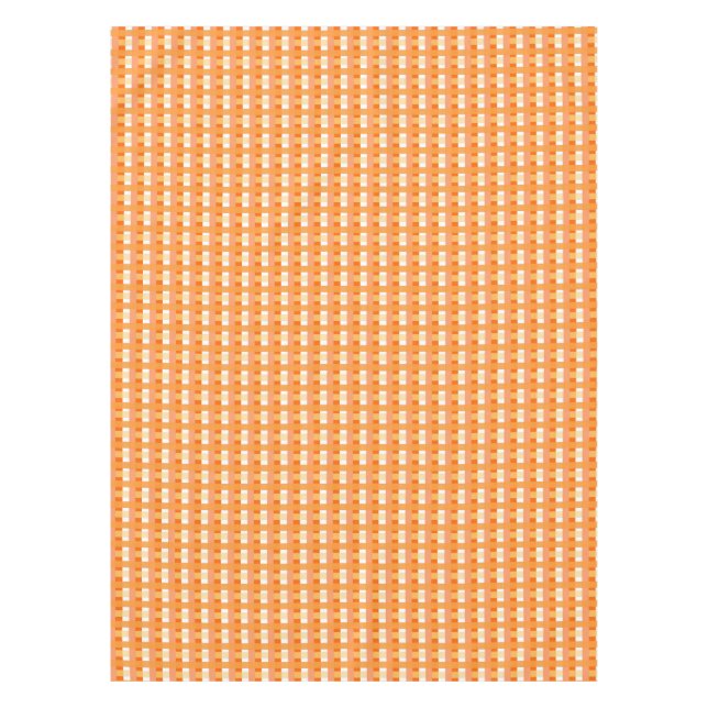 Mantel Naranja personalizado Tela de tabla (Anverso)