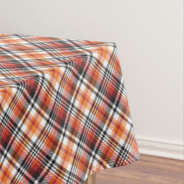 Mantel Naranja Tartan Plaid