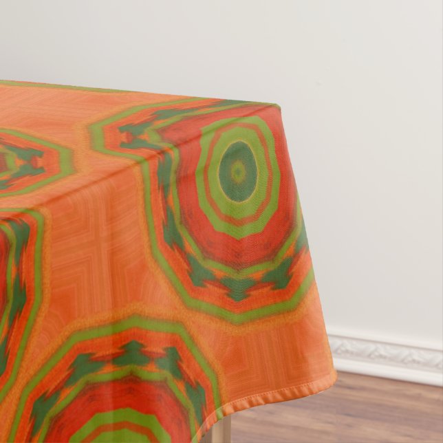 Mantel Naranja Twirl (In Situ)