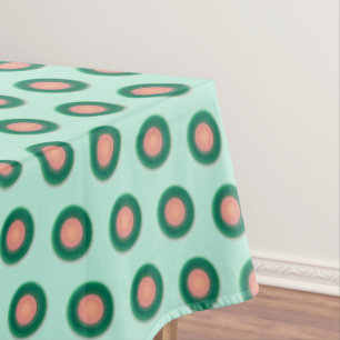 Mantel Naranja verde azul verde azulado rosa