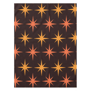 Mantel Naranja y Amber Starburst Mid Century Modern