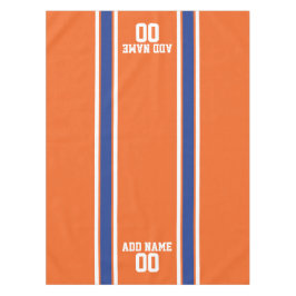 Mantel Naranja y Blue Personalized Sports Jersey