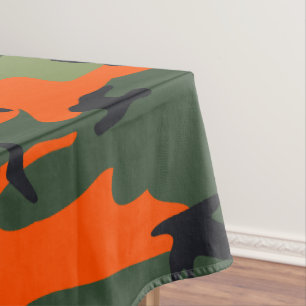 Mantel Naranja y Camuflaje Verde, Ejército