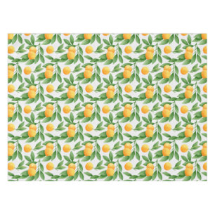 Mantel Naranjas acuarelas o patrones de mandarinas