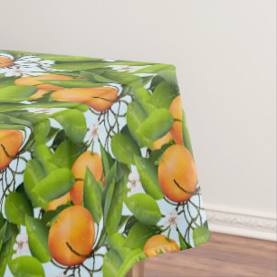 Mantel Naranjas Citrus Fruit Floral