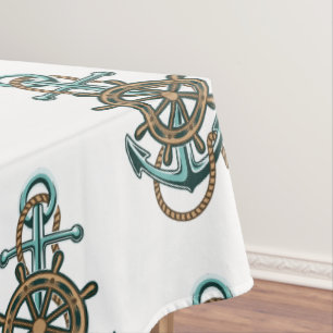 Mantel Nautical Green Anchor Boating Marine Theme