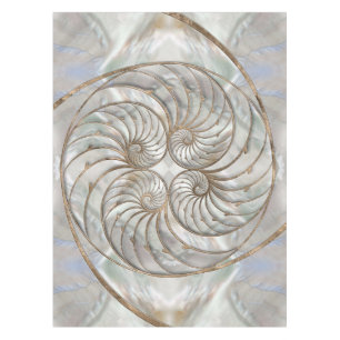 Mantel Nautilus Shell - Madre de la Perla y el oro