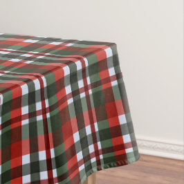 Mantel Navidad de Cuadros Rojos y Verdes