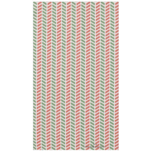 Mantel Navidad moderna elegante roja verde pastel