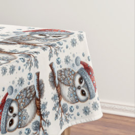Mantel Navidad Owl Holiday Tablecloth