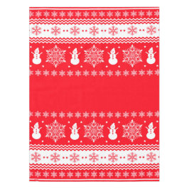 Mantel Navidad rojo y blanco