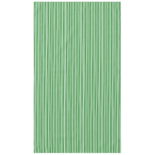 Mantel Navidad verde y rayas blancas