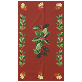 Mantel Navidades bailando ángeles bebés en rojo