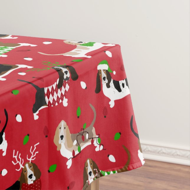 Mantel Navidades Basset Hound (In Situ)