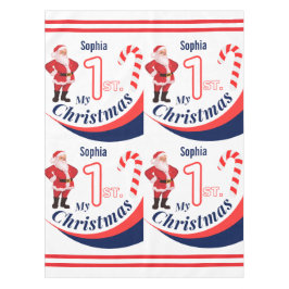 Mantel Navidades bebé "Mis primeros Navidades"