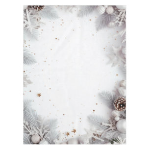 Mantel "navidades blancos"