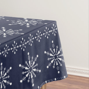 Mantel Navidades blancos con un patrón sin inconvenientes