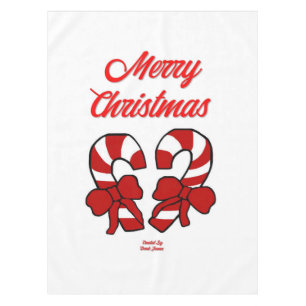 Mantel Navidades Candy Canes Tablecloth
