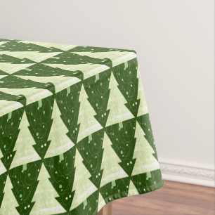 Mantel Navidades con estilo de Punto de Árbol Pino