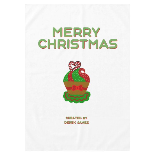 Mantel Navidades Cupcake Tablecloth (Anverso)