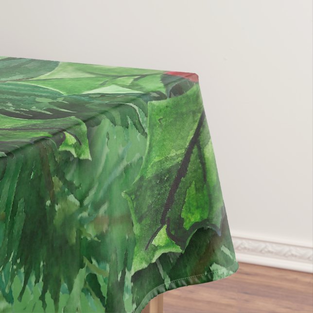 Mantel Navidades de acuarela Holly Berries (In Situ)