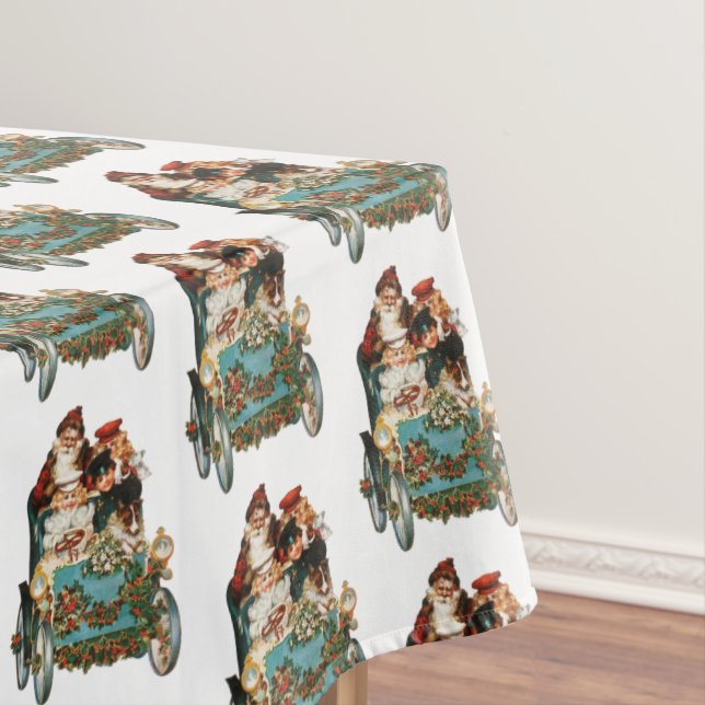 Mantel Navidades de Antigüedades Vintage Santa Claus (In Situ)