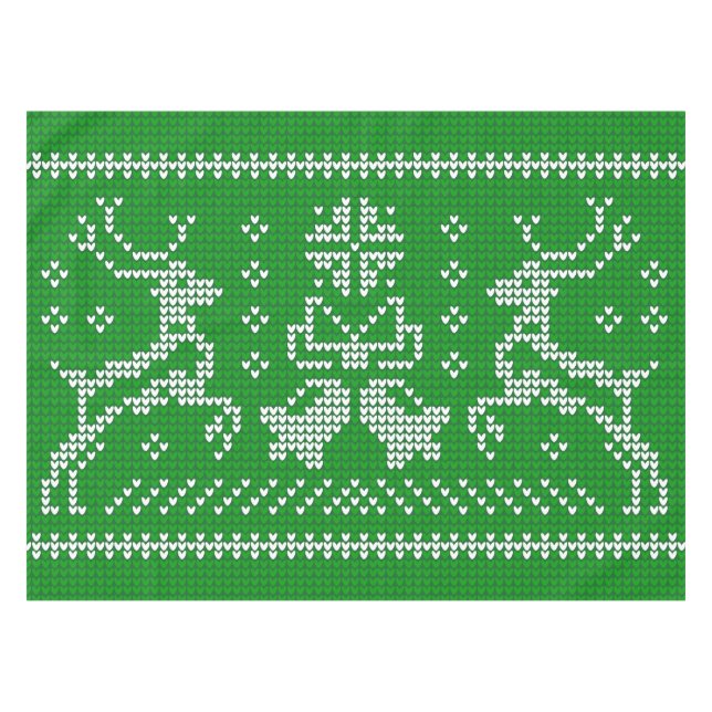 Mantel Navidades de campanas de jingle con suéter feo ado (Frente (Horizontal))
