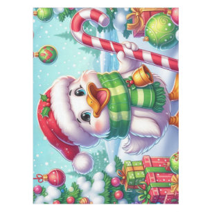 Mantel Navidades de color lindo patán