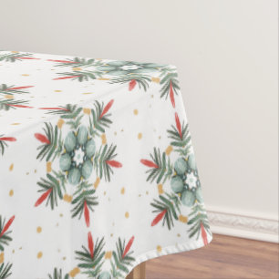 Mantel Navidades De Festividad De Snowflake Tablloth Hoga