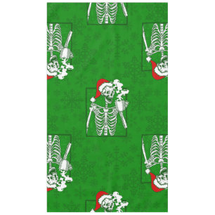 Mantel navidades de gótico crían esqueleto de café