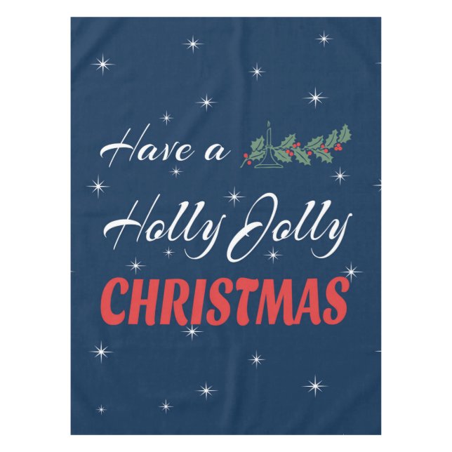 Mantel Navidades de Have Holly Jolly (Anverso)