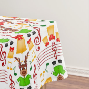Mantel Navidades De Kasky De Oro Y Verde Festividad