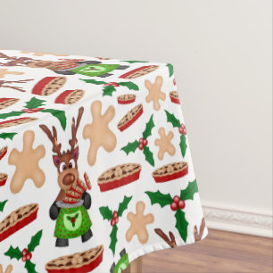 Mantel Navidades De Kasky Verde Y Rojo Festividad Rina