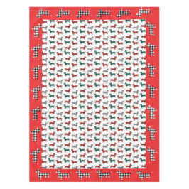 Mantel Navidades de los amantes de la perla roja de Dachs