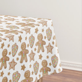 Mantel Navidades de pan de jengibre, modelo de galleta