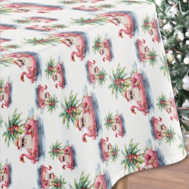 Mantel Navidades de Santa Beach (Santa Beach Christmas Tablecloth)