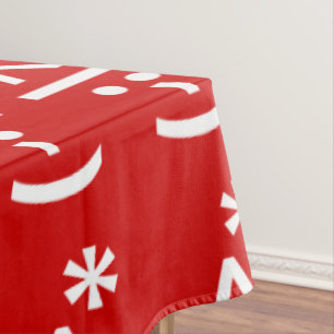 Mantel Navidades Elf Emoticon Xmas ASCII Texto Arte
