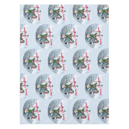 Mantel Navidades en un bosque de invierno