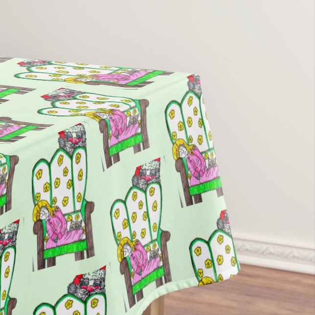 MANTEL NAVIDADES ESPERANDO SANTA (In Situ)