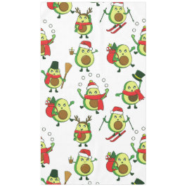 Mantel navidades feos aguacate santa festividad