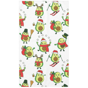 Mantel navidades feos aguacate santa festividad