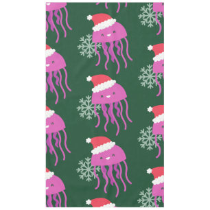 Mantel navidades feos jellyfish santa snowflake